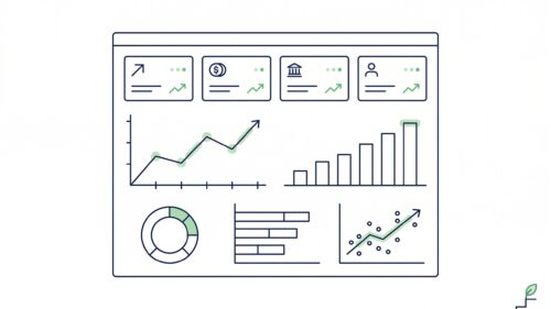 Dashboard mit KPI-Charts für professionelles Analytics Reporting