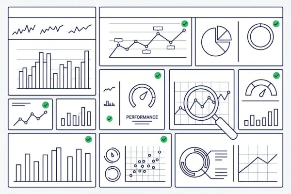 SEO-Tools Dashboard überwacht Keywords Audits und Wettbewerb