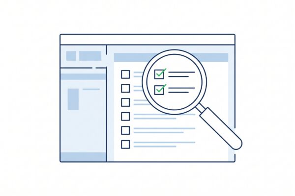 Website-Check mit Prüfpunkten für bessere SEO-Performance
