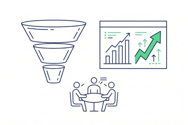 Marketing Audit analysiert Funnel KPIs und Team-Zusammenarbeit systematisch