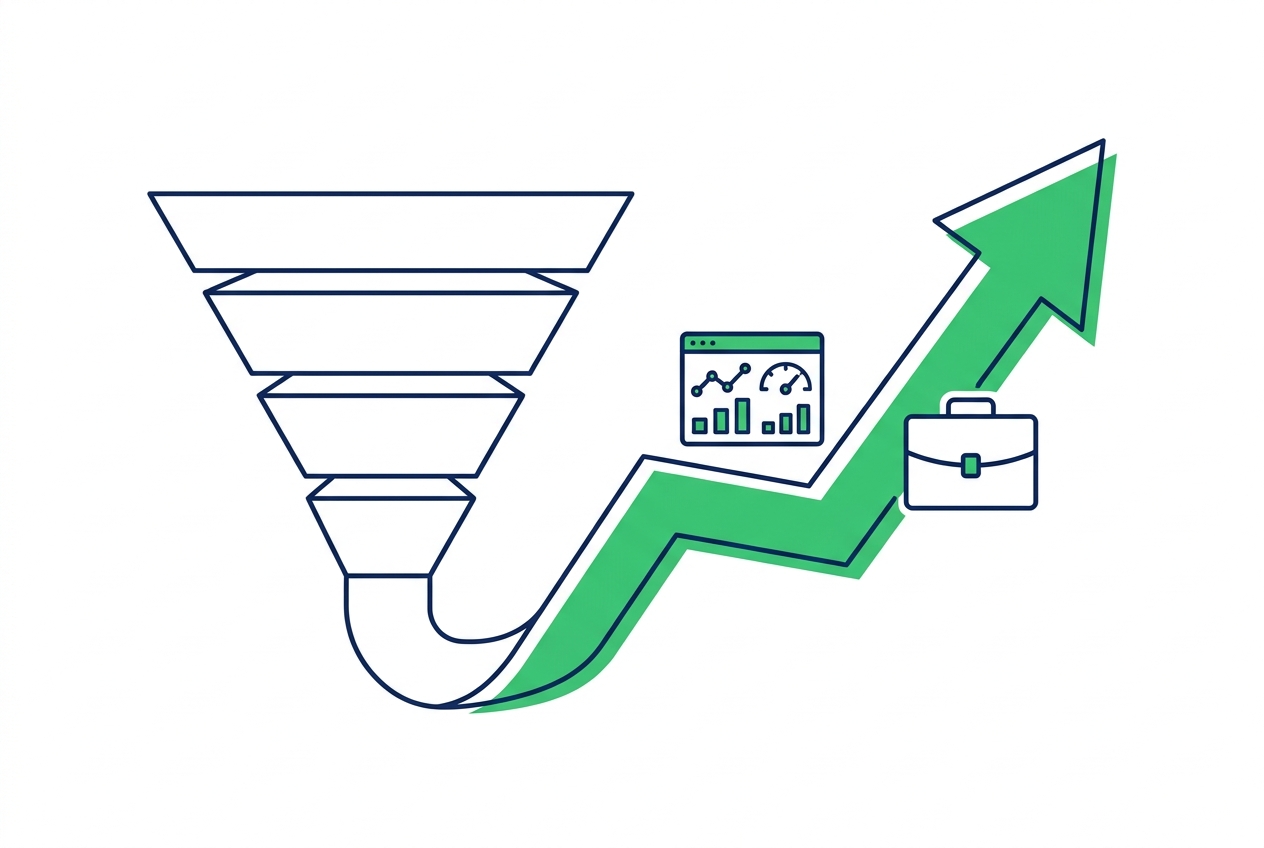 Wachstumsfunnel für sinnvolle Marketingagentur-Investition