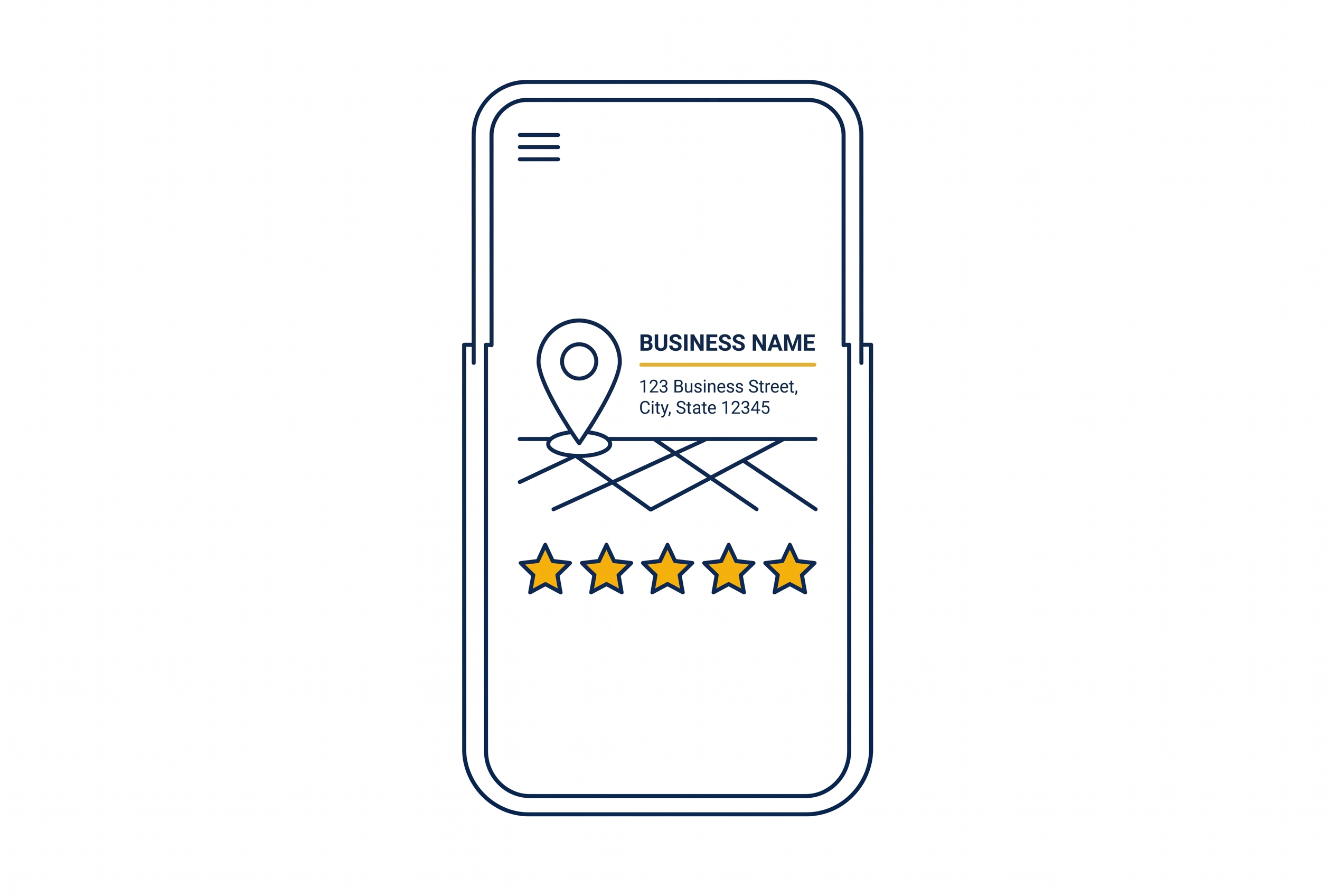 Google-Maps-Eintrag mit Bewertungssternen steigert lokale Restaurant-Sichtbarkeit