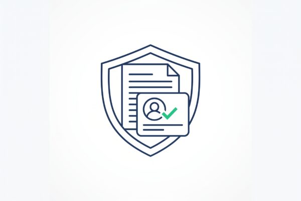 Schild und Autorenprofil für mehr E-E-A-T Google Vertrauen